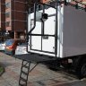 Силовой бампер задний - площадка с возможностью крепления запасного колеса Bremach T-Rex Singl Cab (Вахтовка)