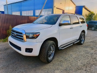 Силовые пороги листовые Toyota Sequoia (2007-2017)