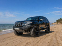Силовой бампер передний для Toyota Land Cruiser Prado 150 restailing (серия Л)