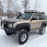 Силовой бампер для Land Cruiser 105