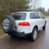 Силовой бампер задний для Volkswagen Touareg 2 (2010-2014)