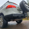 Силовой бампер задний для Volkswagen Touareg 2 (2010-2014)
