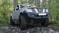 Силовой бампер передний Nissan Navara, Pathfinder до 2010 (серия Рино)
