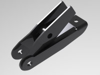 Кронштейн тяги Панара задний +4" TLC-80, 105