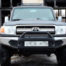 Силовой бампер для Land Cruiser 76
