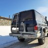 Задний силовой бампер Land Cruiser 76
