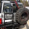 Задний силовой бампер Land Cruiser 76