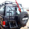 Задний силовой бампер Land Cruiser 76