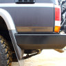 Силовой бампер задний для Toyota Land Cruiser 76, Prado 78 (длинная база)