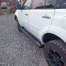 Силовые пороги листовые для Mitsubishi Pajero Sport 2