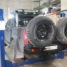 Силовой бампер задний Nissan Navara  
