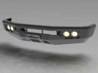 Силовой бампер передний Toyota Land Cruiser 200 до 2012 года (серия Л)
