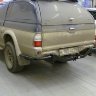 Силовой бампер задний Mitsubishi L200 III (трубный)