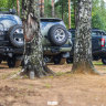 Силовой бампер задний для Mitsubishi L200 5