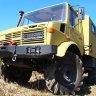 Силовой бампер передний Mercedes Benz Unimog U435/1300L