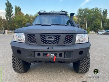 Силовой бампер передний Nissan Patrol Y61 (2005-2010) (Серия Л)