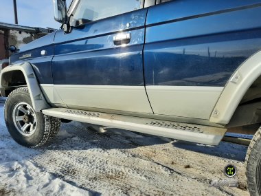 Силовые пороги Toyota Land Cruiser Prado 78 (длинная)