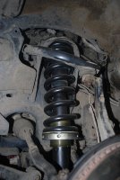Усиленная подвеска Toyota Land Cruiser 200 (задние прогрессивные пружины и передние регулируемые стойки)