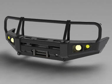 Силовой бампер передний для UAZ Patriot (Серия Т)
