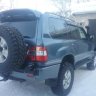 Калитка в штатный бампер Land Cruiser 100