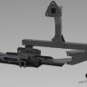 Калитка запасного колеса для Land Cruiser 100