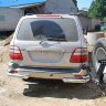 Калитка запасного колеса в штатный бампер Toyota Land Cruiser 100, Lexus LX 470