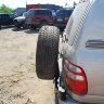 Калитка запасного колеса в штатный бампер Toyota Land Cruiser 100, Lexus LX 470