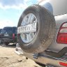 Калитка запасного колеса в штатный бампер Toyota Land Cruiser 100, Lexus LX 470