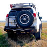 Силовой бампер задний Toyota Land Cruiser 150