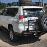 Силовой бампер задний Toyota Land Cruiser 150