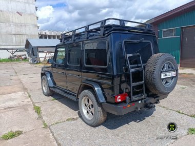Силовой бампер задний Mercedes Gelandewagen