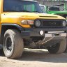 Силовой бампер передний Toyota FJ CRUISER со встроенной алюминиевой защитой №2 (серия АМЗ)