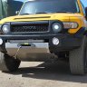 Силовой бампер передний Toyota FJ CRUISER со встроенной алюминиевой защитой №2 (серия АМЗ)
