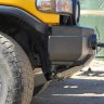 Силовой бампер передний Toyota FJ CRUISER со встроенной алюминиевой защитой №2 (серия АМЗ)