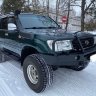 Силовой бампер для Land Cruiser 105 под штатную лебедку