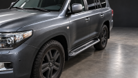 Силовые пороги цельногнутые Toyota Land Cruiser  200