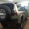 Силовой бампер задний Pajero sport