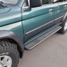 Силовые пороги для Pajero sport 1