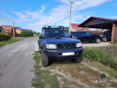 Силовой бампер передний Nissan Patrol Y61 (1997-2005) (Серия Л)