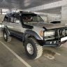 Силовые пороги для Land Cruiser 80