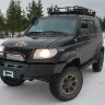 Силовой бампер передний для UAZ Patriot (Серия Д)
