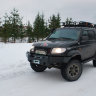 Силовой бампер передний для UAZ Patriot (Серия Д)